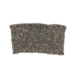 Bershka Metallic Sparkly Tube Top (M)